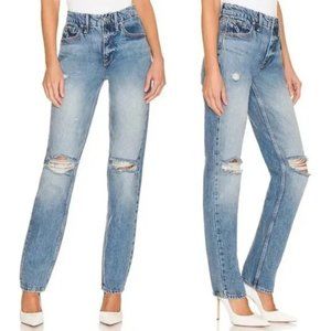 GOOD AMERICAN Good 90s Icon Denim Jeans Indigo Size 6/28 NWT High Rise Straight